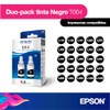 Epson Ecofit Botellas de Tinta Color Negro T664 2 Unidades