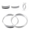 ACROPIX 54.1mm to 56.1mm Universal Car Hub Centric Rings Silver