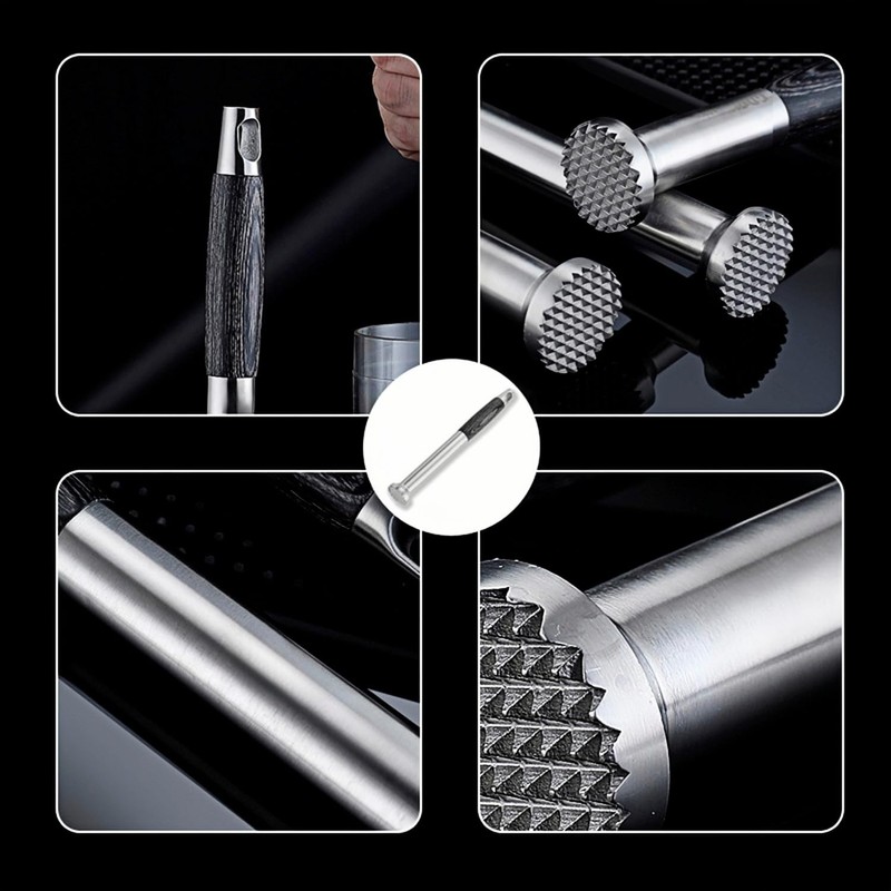 304 Stainless Steel Cocktail Muddler -26cm/10inch Professional Bar Tool with