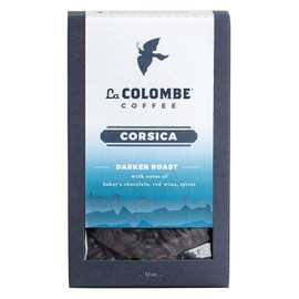 La Colombe Corsica Dark Roast Whole Bean Coffee - 12 Ounce, 1 Pack - Notes of Baker's Chocolate, Red Wine & Spices - Full-Bodied, Chocolatey, Roasty Coffee Beans