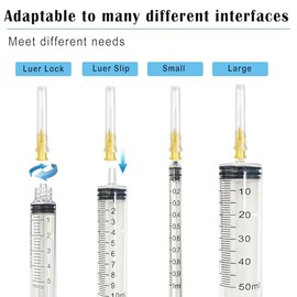 100 agujas de calibre 25 de 5/8 pulgadas para accesorios de laboratorio, tintas de medición y recarga