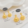HESSAWELL Gold Shell Earrings 14K Gold Plated Beach Earrings for