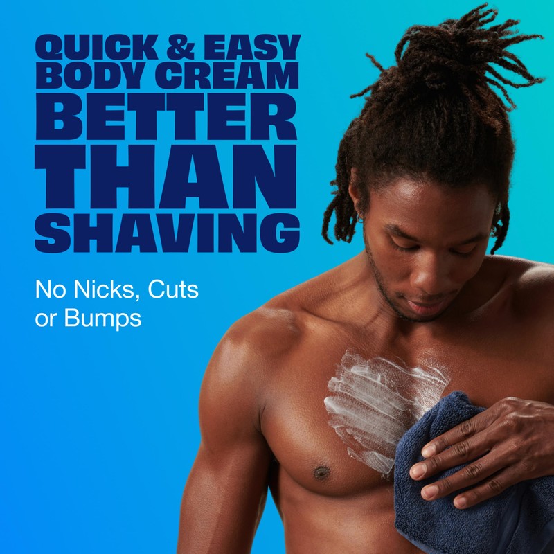 Nair Men Hair Remover Body Cream, Quick and Easy Body