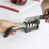 Goodful 3-Stage Knife Sharpener, Helps Repair, Restore and Polish Non-Serrated