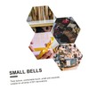 Hohopeti 4pcs Mini Bells Small Decorative Bells for Crafts for