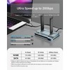 SUITOK Dual-Bay M.2 SSD Cloner 20Gbps NVMe Duplicator Quadruple Cooling