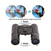 40X22 Binoculars HD IPX5 Waterproof Fogproof Foldable Portable Compact Binoculars