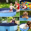 Foldable Dog Bath Swimming Pool Plastic Kiddie Pool Professional Tub