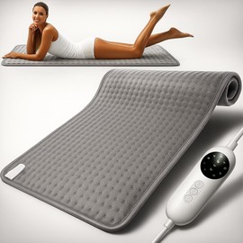 Heating Pads Large 17x33 Electric Heating Pad for Period Cramps Neck and Shoulders and Back Moist Dry Heat Auto Shut Off XL Heat Pad Birthday Gifts for Women Men Dad Mom - Portable Full Body Hot Pads