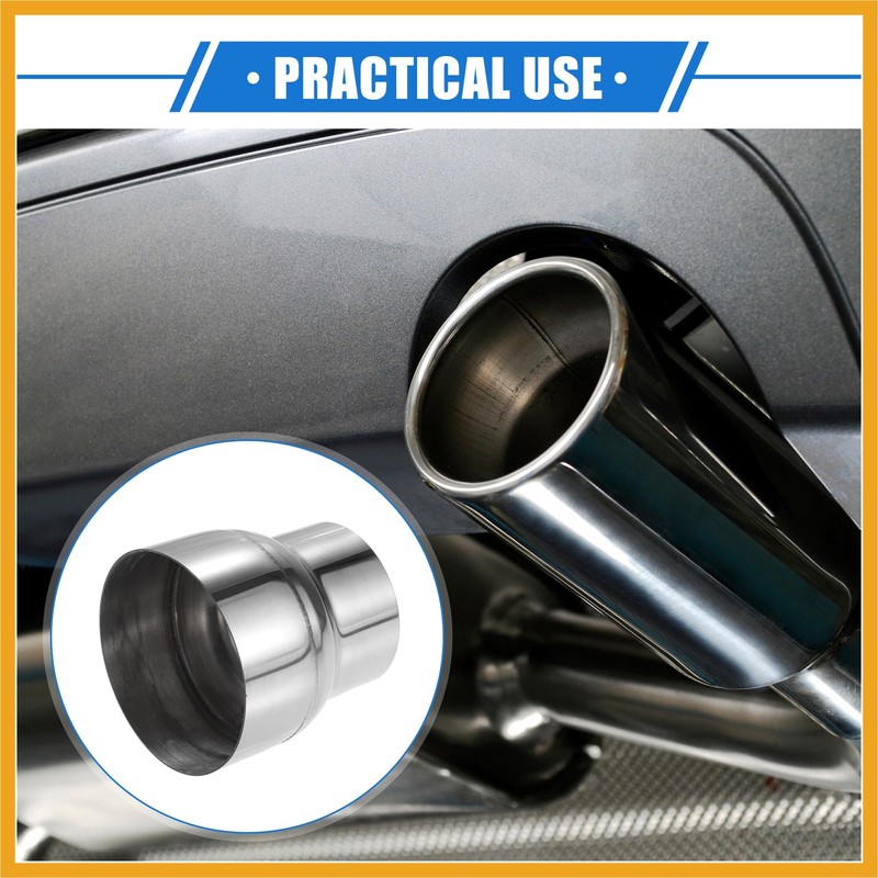 Partuto 2 Pcs Exhaust Pipe Adapter Connector Reducer, 3" ID