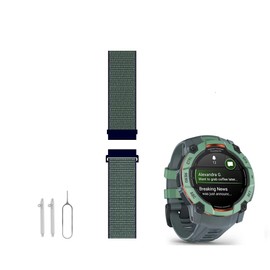 C2D JOY Compatible with Instinct 2/E/3 45mm Bands Replacement Sport Mesh Strap 22mm Watchband with Pins&Tool - 23#, L/5.9-8.5 in.