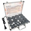 MINGJISHIYE Hot Stone Massage Set, 20 Pieces of Basalt Massage
