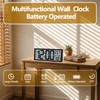 Maxstar Large Digital Wall Clock, 16" Digital Clock Battery Operated