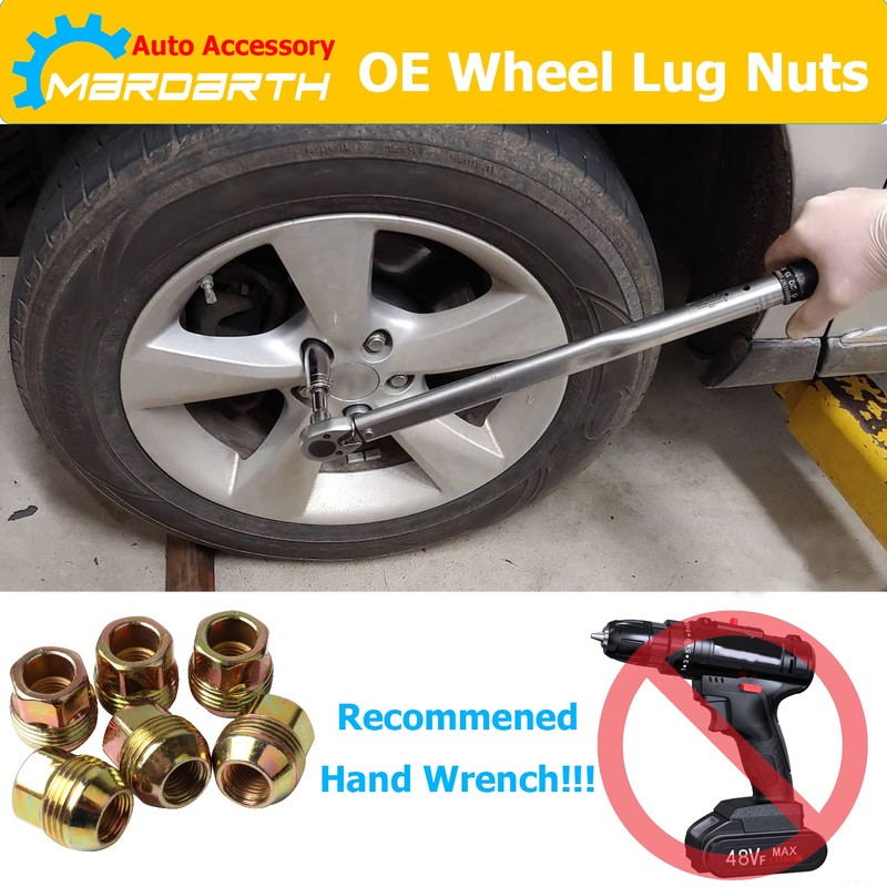 Set of 32, 9/16 OEM Factory Wheel Lug Nuts Replacement