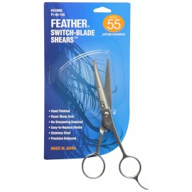 Feather No.55 Switch-Blade Shear, 5.5 Inch