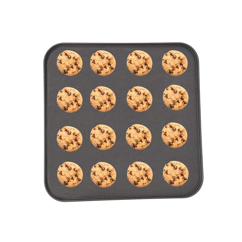 2X 31cm Square Oven Baking Tray, Superior Double Coated Non