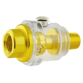 1/4'' BSP Mini in Line Oiler Air Tool Oiler Lubricator Compressor Pipe Oil TE843