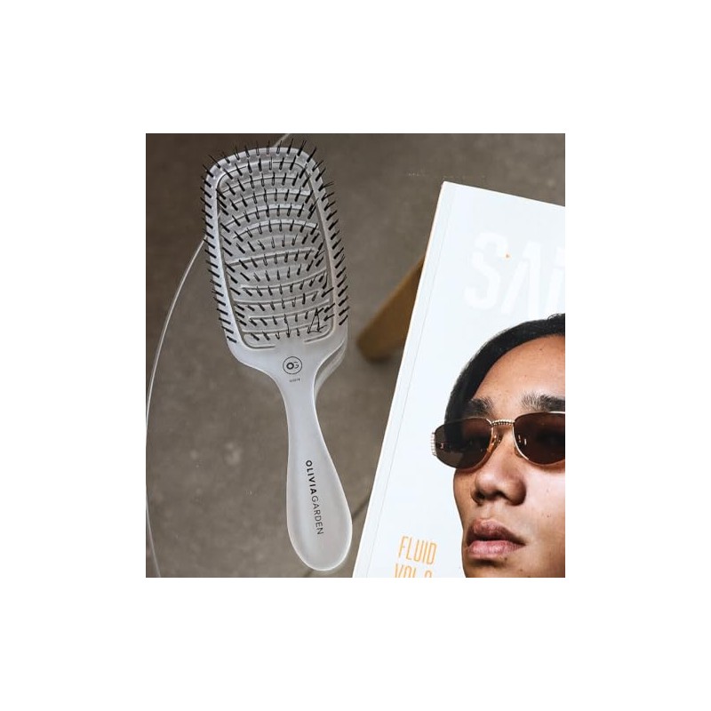 Olivia Garden - Essential Care Flex Fine Hair Bristles Ice