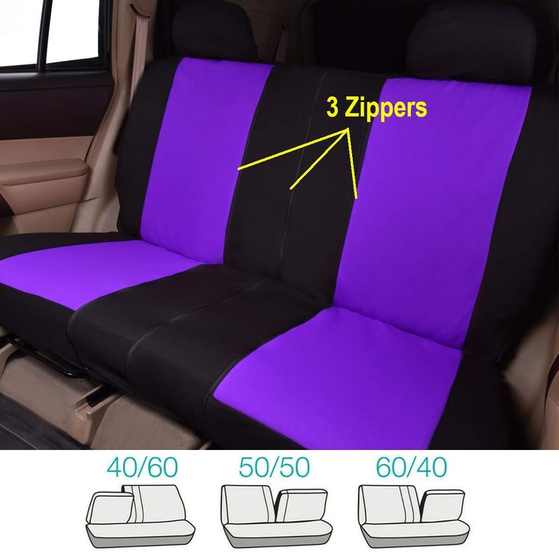 Flying Banner Car Seat Covers Front Seats Rear Bench Polyester