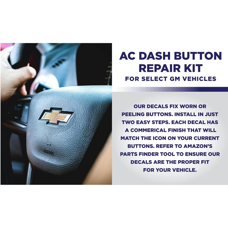EcoAuto AC Dash Button Repair Kit for Select GM Vehicles