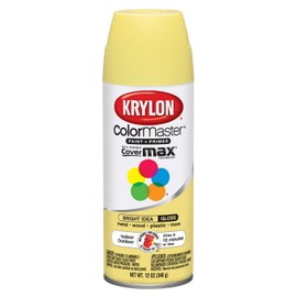 Krylon K05353807 ColorMaster Paint + Primer, Gloss, Bright Idea, 12 oz.