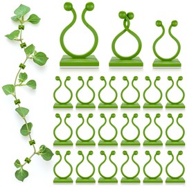 Plant Wall Clips for Climbing Plants 110 Pcs - Pothos Plant Climber Support, Large, Medium, Small Sizes Wall Clips for Support, Strong Adhesion, For Indoor Plants or Cable Management and Plant Holder