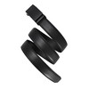 KUULIMEE Men's Ratchet Leather Belt for Men Suit Business Jeans,