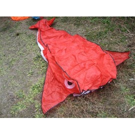 Kite Octopus 揚gare. 2 m Red (Black, Light Blue) Dolphin Kite with 2.5 m A to take your Splash/Swivel Set of 2