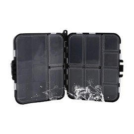 EIMSOAH Small Tackle Box Organizer,Lightweight to Carry Bait Container Case Fishing Tackle Boxes,Plastic Fishing Organizer Tackle Storage Containers Kayak Fly Boxes for Angler,Sea Fishing