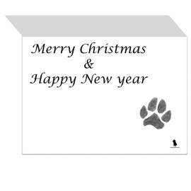 CafePress Golden Retriever Merry Christmas Greeting Cards (P Greeting Card (20-pack), Note Card with Blank Inside, Birthday Card Glossy
