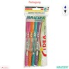 HAUSER Idea 5 x 0.7mm Tip BLUE Ballpoint Pens Smooth
