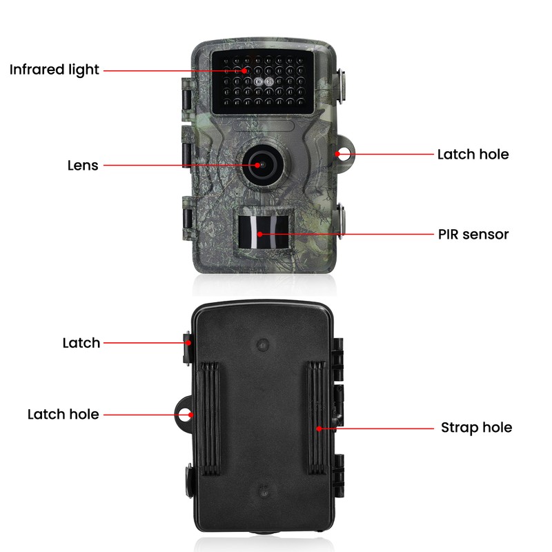 Trail Camera 2.0in IP66 Water Proof 1080P HD Outdoor Camera