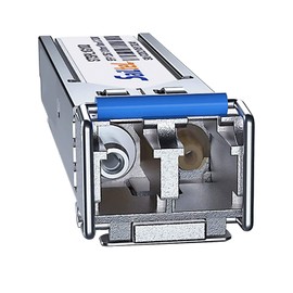 1.25 Gigabit Single Mode LC Duplex Transceiver,1000Base-LX Dual Fiber SFP Module,1310nm SMF, up to 10 km,DDM，Compatible with Cisco, Ubiquiti, Mikrotik,Netgear, Dlink and More （1 Pack）