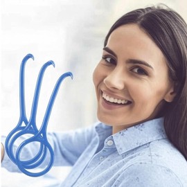 10Pcs Clear Aligner Removal Tool Kit - Portable Retainer Remover Hook for Invisible Braces, Aligners & Retainers - Easy Pull Tool Kit(Bule)