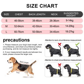 Dog Bodysuit After Surgery - Surgical Body Dog for Castration & Male - Medical Wound Protection Suit for Dogs Velcro Closure - Alternative to Cone/Collar - Surgery Body After Surgery for Dogs