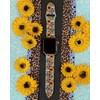 FoxiBands Sunflower Leopard Cow Print Watch Band - Compatible with