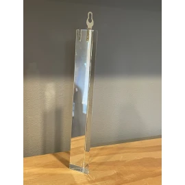 Restoration Hardware 7-7/8 Crystal Glass Bar Chandelier Odeon Prism suncatcher