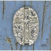 William Sturt Faith Cross Pewter Hand Cast Pin Badge