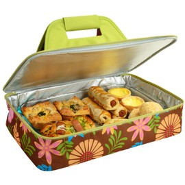 Picnic at Ascot Original Insulated Thermal Food & Casserole Carrier- keeps Food Hot or Cold- Fits 15" x 10" Casserole Dish- Designed & Quality Approved in the USA