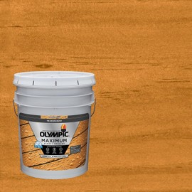 Olympic Maximum 5 gal. Cedar Transparent Exterior Stain and Sealer in One Low VOC