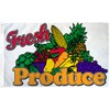 Fresh Produce Flag 3x5ft Poly - Perfect for businesses, shops,