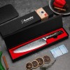 Kuwata 8 Inch Damascus Professional Black Gold Series Chefs Knife