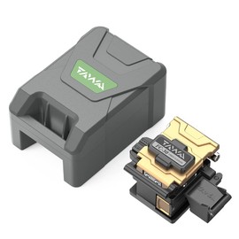 Optical Fiber Cleaver FC-30 With Waste Bin + 23 Cleaving Spots and 48,000 Cleaves Fiber Cutter Tool with FTTH Fiber Holder for 0.25mm 0.9mm 3.0mm Coating Diameter Fiber