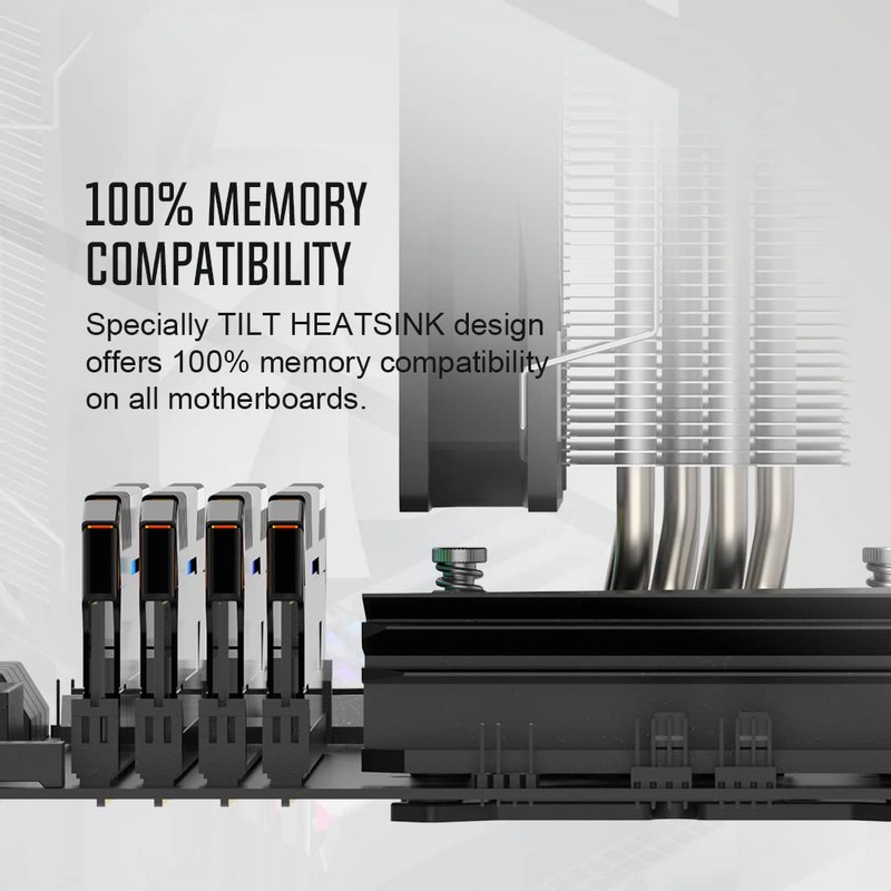 ID-COOLING SE-214-XT ARGB CPU Cooler 4 Heatpipes CPU Air Cooler