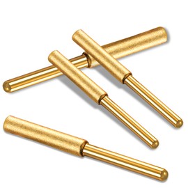 Jiozermi 12 Pcs 5/32 Inch Chainsaw Sharpening Stones Diamond Chainsaw Sharpener Chainsaw Grinding Stone File Golden Chainsaw Accessories for Electric Diamond Sharpening Wheel, 4.0mm