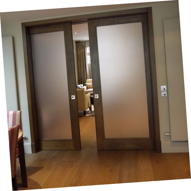 TEHAUX 2pcs Stainless Steel Door Handle Minimalist Wardrobe Pull Knob