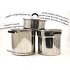 ExcelSteel 12 Qt Multifunction Stainless Steel Pasta Cooker with Encapsulated