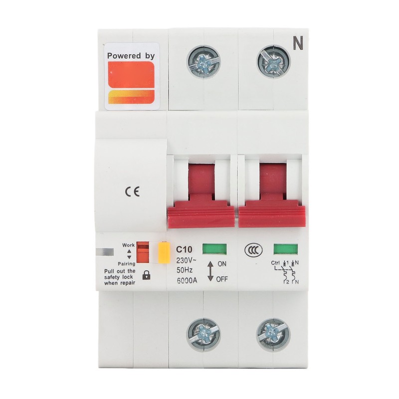 WiFi Smart Circuit Breaker AC 2 Poles Switch Automatic Reclosing