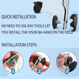 Deepflair Football Helmet VisorFootball Helmet Visor Impact Resistant Visor for Youth&Adult Football Gear (Clear Blue)