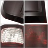 labwork Left and Right Pair Tail Lamp Lights Black Tinted